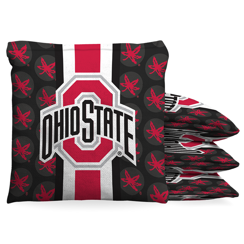 Ohio State Buckeyes Fanatic Baggo Cornhole Bean Bag Toss Bags Set (set of 8)