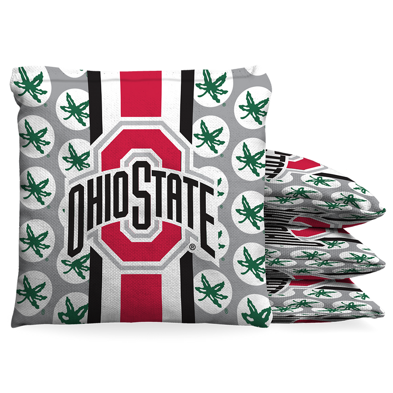 Ohio State Buckeyes Fanatic Baggo Cornhole Bean Bag Toss Bags Set (set of 8)