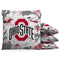 Ohio State Buckeyes Graffiti Baggo Cornhole Bean Bag Toss Bags Set (set of 8)