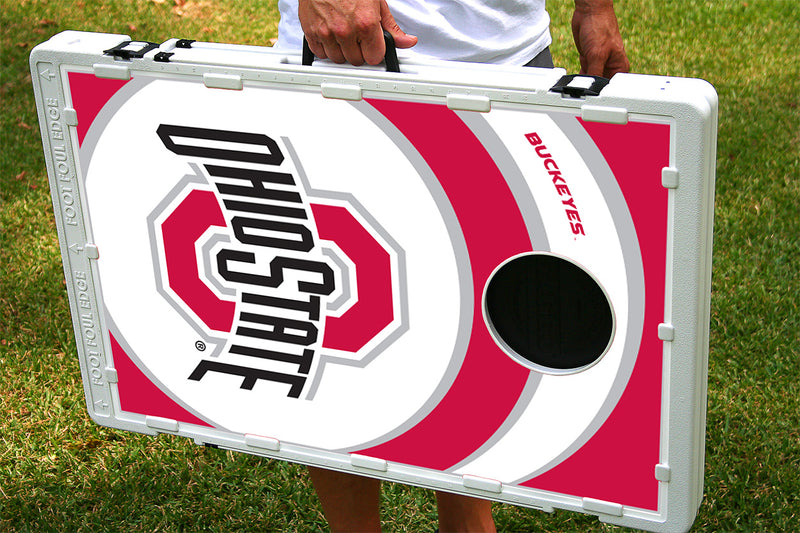 Ohio State Buckeyes Vortex Baggo Bean Bag Toss Portable Cornhole Game