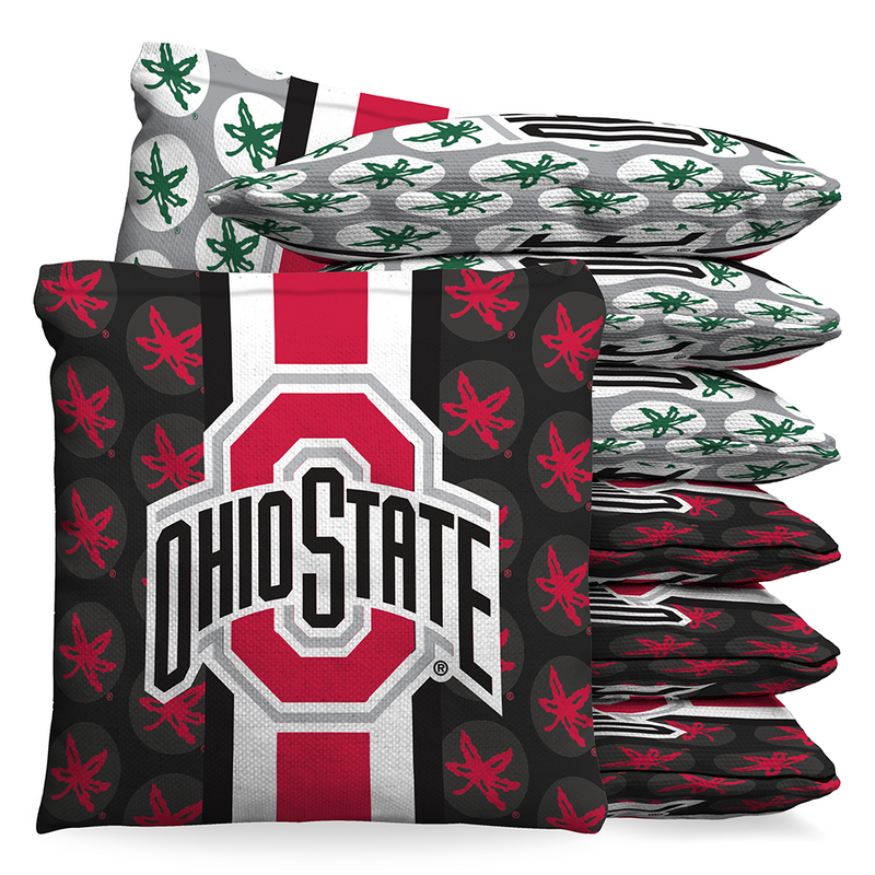 Ohio State Buckeyes Fanatic Baggo Cornhole Bean Bag Toss Bags Set (set of 8)