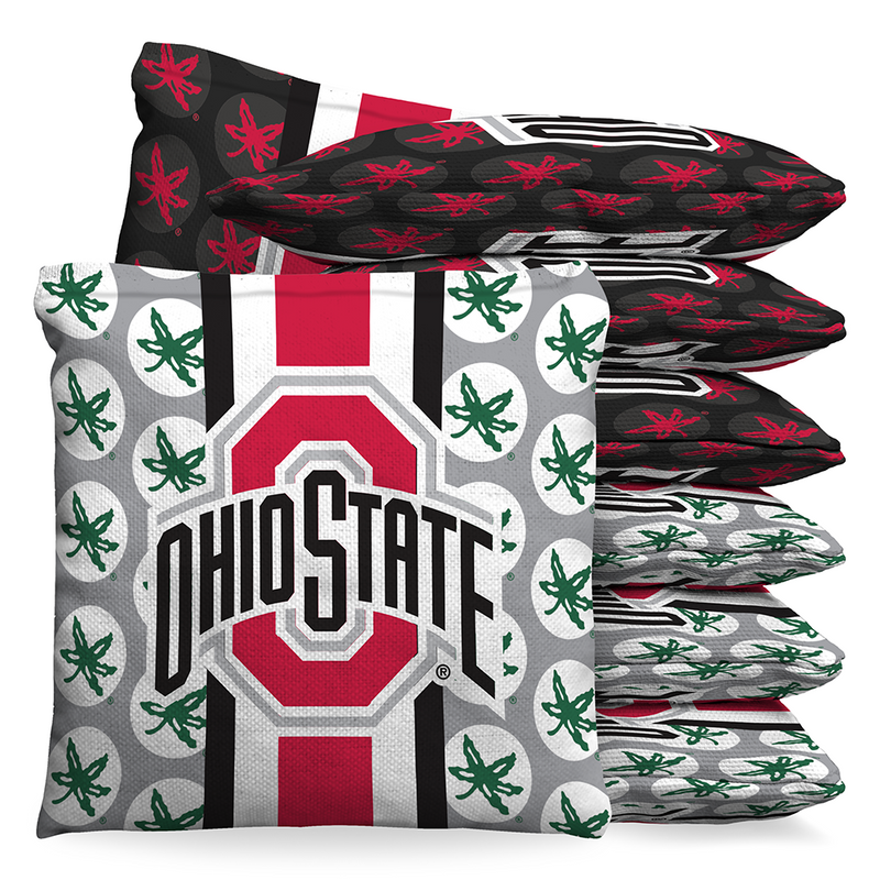 Ohio State Buckeyes Fanatic Baggo Cornhole Bean Bag Toss Bags Set (set of 8)