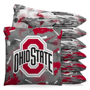 Ohio State Buckeyes Graffiti Baggo Cornhole Bean Bag Toss Bags Set (set of 8)