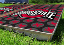 Ohio State Buckeyes Blackout Pro Cornhole Bean Bag Toss Game 24x48 with 8 Regulation 16oz Bags