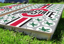 Ohio State Buckeyes Fanatic Pro Cornhole Bean Bag Toss Game 24x48 with 8 Regulation 16oz Bags