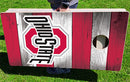 Ohio State Buckeyes Stripes Pro Cornhole Bean Bag Toss Game 24x48 with 8 Regulation 16oz Bags