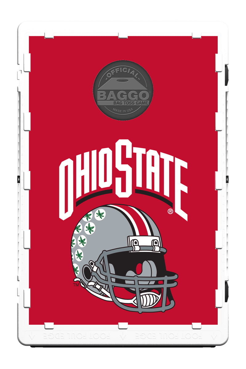 Ohio State Buckeyes Helmet Baggo Bean Bag Toss Portable Cornhole Game