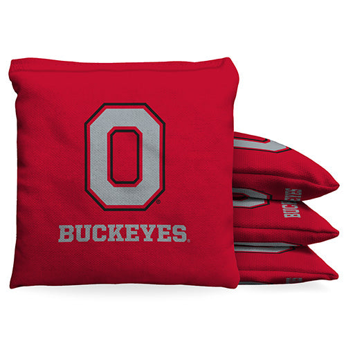 Ohio State Buckeyes Block O Baggo Cornhole Bean Bag Toss Bags Set (set of 8)