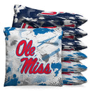 Ole Miss Rebels Graffiti 9.5oz Bean Bag Toss Bags by BAGGO (Set of 8)