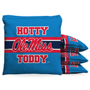 Ole Miss Rebels Hotty Toddy 9.5oz Bean Bag Toss Bags by BAGGO (Set of 8)