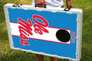 Ole Miss Rebels REBS Baggo Bean Bag Toss Portable 2x3 Cornhole Game