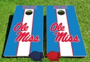 Ole Miss Rebels REBS Pro Cornhole Bean Bag Toss Game 24x48 with 8 Regulation 16oz Bags
