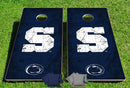 Penn State Nittany Lions Block S Pro Cornhole Bean Bag Toss Game 24x48 with 8 Regulation 16oz Bags