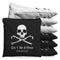 Margaritaville Yes I Am A Pirate 9.5oz Baggo Bean Bag Toss Bags Set (set of 8)