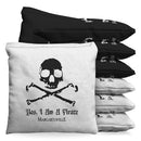 Margaritaville Yes I Am A Pirate 9.5oz Baggo Bean Bag Toss Bags Set (set of 8)