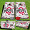 Ohio State Buckeyes Graffiti Pro Cornhole Bean Bag Toss Game 24x48 with 8 Regulation 16oz Bags