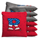 Rutgers Scarlett Knights 1 LB Stars & Stripes Cornhole Bean Bag Toss Bags by BAGGO