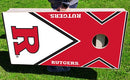 Rutgers Scarlet Knights Pro Cornhole Bean Bag Toss Game 24x48 with 8 Regulation 16oz Bags