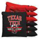 Texas Tech Red Raiders Guns Up Cornhole 1 LB Cornhole Bean Bag Toss Bags by BAGGO (Set of 8)
