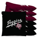 Texas A&M Aggies Script Lonestar 9.5 oz Bean Bag Toss Bags by BAGGO