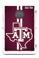 Texas A&M Aggies Fanatic Baggo Bean Bag Toss Portable Cornhole Game
