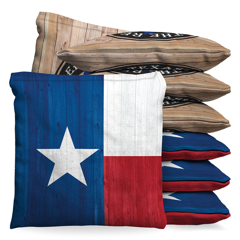 Texas Cornhole Bean Bag Toss Bags (set of 8)