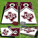 Texas A&M Aggies Vintage Pro Cornhole Bean Bag Toss Game 24x48 with 8 Regulation 16oz Bags