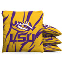 LSU Tigers Stripes 9.5 oz Bean Bag Toss Bags by BAGGO
