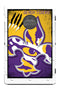 Louisiana State University LSU Tigers Fanatic Baggo Bean Bag Toss Portable 2x3 Cornhole Game