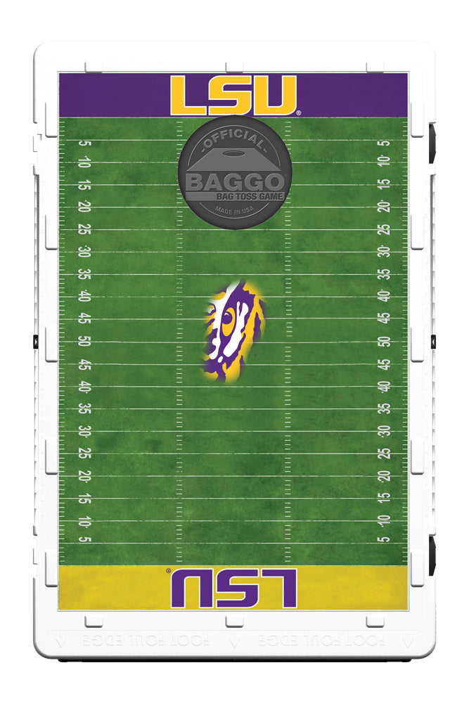 Louisiana State University LSU Tigers Home Field Baggo Bean Bag Toss Portable Cornhole Game