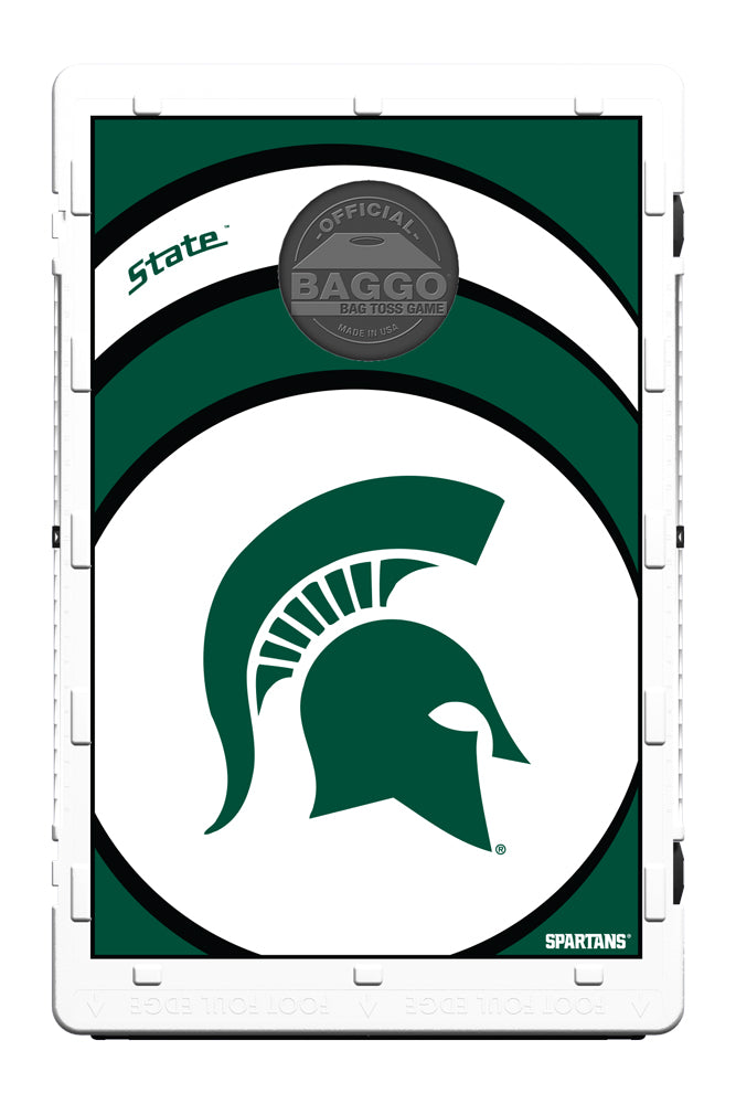 Michigan State Spartans Vortex Baggo Bean Bag Toss Portable Cornhole Game