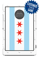 Chicago Flag Bean Bag Toss Game by BAGGO