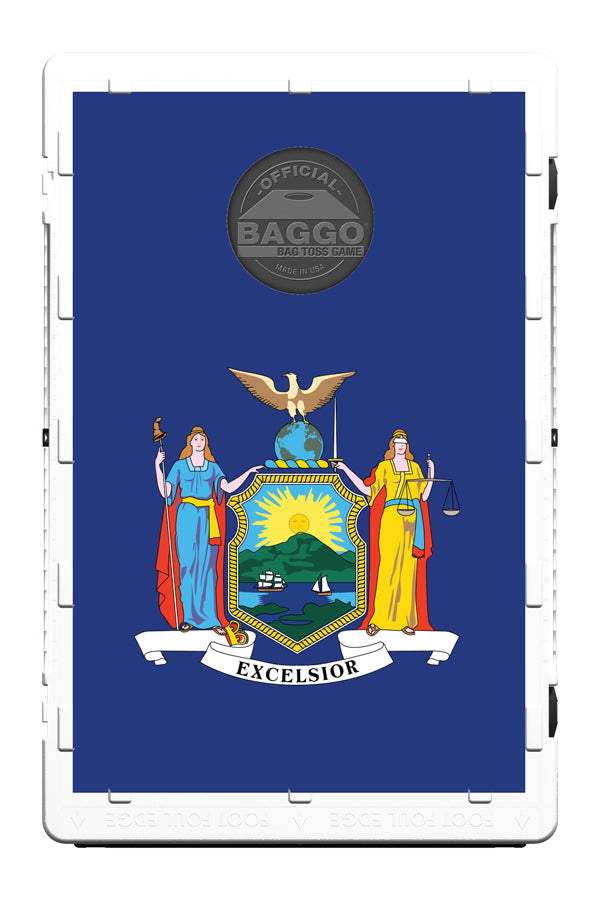 New York State Flag Bean Bag Toss Game by BAGGO