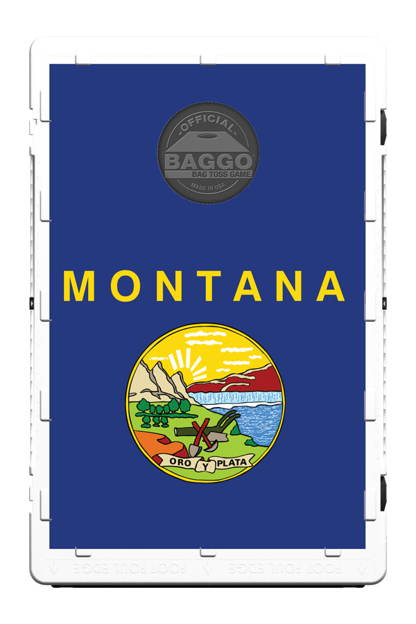 Montana State Flag Bean Bag Toss Game by BAGGO