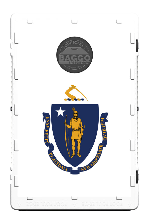 Massachusetts State Flag Bean Bag Toss Game by BAGGO