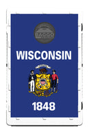 Wisconsin State Flag Bean Bag Toss Game by BAGGO