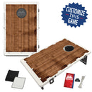Barn Wooden Planks Design Bag Toss Game by BAGGO