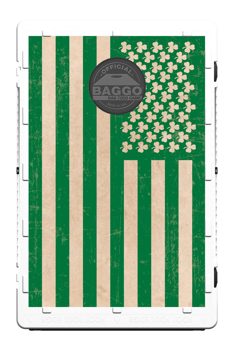 Green Irish Shamrock American Flag Screens (only) by Baggo
