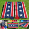 Americana Distressed Pro Style Cornhole Bean Bag Toss Game 24x48 with 8 Regulation 16oz Bags
