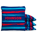 Americana Watercolor Baggo Cornhole Bean Bag Toss Bags (set of 8)