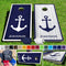 Anchor Pro Style Cornhole Bean Bag Toss Game 24x48 with 8 Regulation 16oz Bags