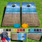 Beach Plank Pro Style Cornhole Bean Bag Toss Game 24x48 with 8 Regulation 16oz Bags