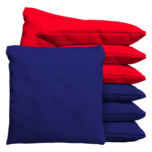 Classic Red / Navy Bean Bag Toss Bags 9.5oz by Baggo (set of 8