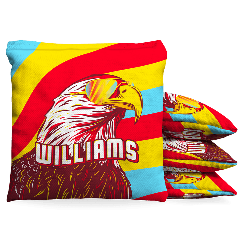 Eagle and Shades Baggo Cornhole Bean Bag Toss Bags (set of 8)