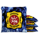Fire Department Shield Baggo Cornhole Bean Bag Toss Bags (set of 8)