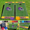 Football Home Field Pro Style Cornhole Bean Bag Toss Game 24x48 with 8 Regulation 16oz Bags