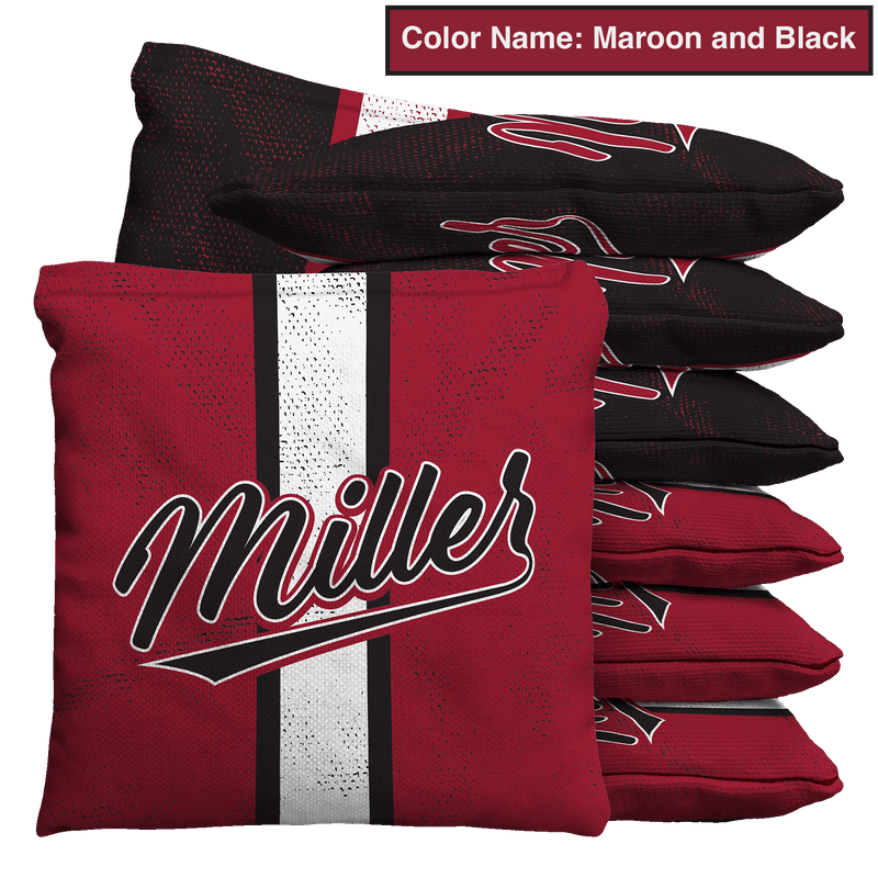 Buggo Tea Game Day Custom Name 17 Team Colors Baggo Cornhole Bean Bag Toss Bags ...