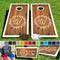 Laurel Initial Pro Style Cornhole Bean Bag Toss Game 24x48 with 8 Regulation 16oz Bags