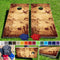 Rustic Duck Hunting Pro Style Cornhole Bean Bag Toss Game 24x48 with 8 Regulation 16oz Bags