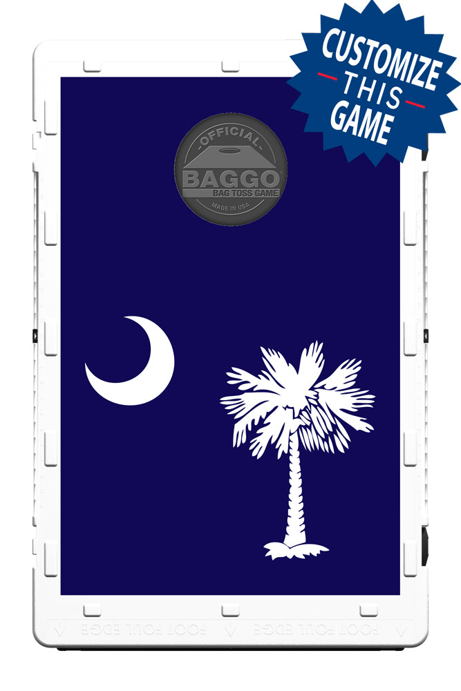 South Carolina Palmetto Blue Flag Bean Bag Toss Game by BAGGO
